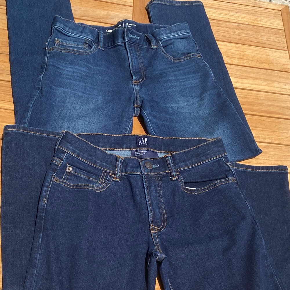 Gap Denim Jeans/Regular Standar/Size 12 and GapKids Regular slim/size 12
